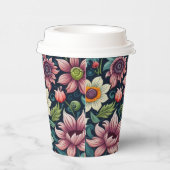 Gobelet en papier fleur (Droite)