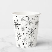 Gobelet en papier flocon de neige (Verso)