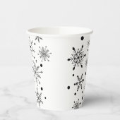 Gobelet en papier flocon de neige (Gauche)