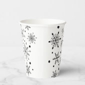 Gobelet en papier flocon de neige (Droite)