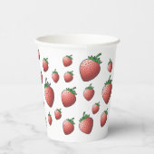 Gobelet en papier fraise (Droite)