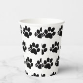 Gobelet en papier - Motif de patte polydactyle (Droite)