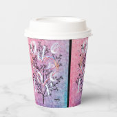 Gobelet en papier "Ode à l'amour" conçu par Adiela (Recto)