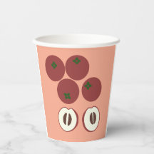 Gobelet en papier Pomme Velours