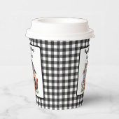 Gobelet en papier pour anniversaire de style ferme (Droite)