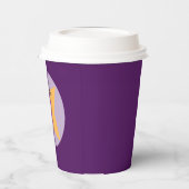 Gobelet en papier pour anniversaire Épée Violette (Gauche)