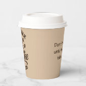 gobelet en papier pour café (Gauche)