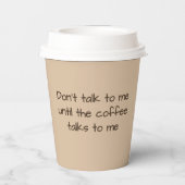 gobelet en papier pour café (Verso)