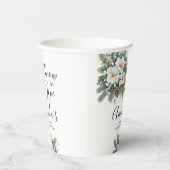 Gobelet en papier pour douche de mariée Snow In Lo (Droite)