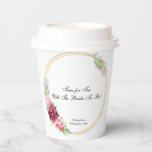 Gobelet en papier pour enterrement de vie de jeune (Recto)