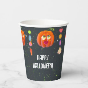 Gobelet en papier pour fête d'Halloween lumineuse