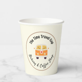 Gobelet en papier pour l'entreprise de café The Ti