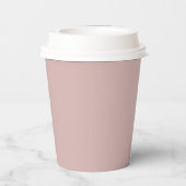 Gobelet en papier rose tendre - Parfait pour les e (Verso)