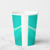 Gobelet en papier vert mer brillant (Gauche)