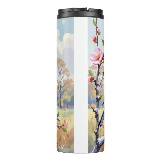 Gobelet Thermos de Printemps (Dos)