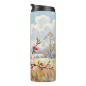 Gobelet Thermos de Printemps (Tourné sur la droite)