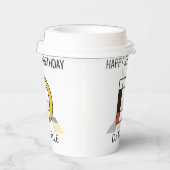 Gobelets En Papier С ool Neoplasticism Style Monogramme. Lettre D (Droite)