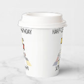 Gobelets En Papier С ool Neoplasticism Style Monogramme. Lettre J (Droite)