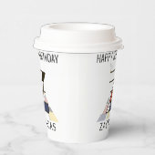 Gobelets En Papier С ool Neoplasticism Style Monogramme. Lettre Z (Droite)