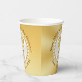 Gobelets En Papier 100ème, Coupes de papier d'anniversaire, personnal (Droite)