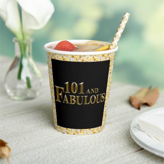 Gobelets En Papier 101e anniversaire (Insitu)