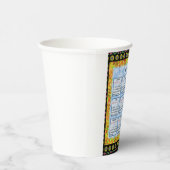 Gobelets En Papier 12 mois Calendrier anglais de l'année 2025 (Droite)