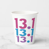 Gobelets En Papier 13.1 Marathonien - Moitié-marathon Moteur (Verso)