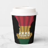 Gobelets En Papier 1865, 1865, fête de l'histoire noire (Verso)