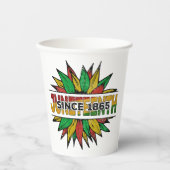 Gobelets En Papier 1865 Emancipation Afrique (Recto)