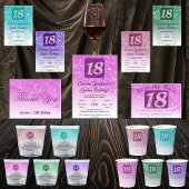 Gobelets En Papier 18e anniversaire stylish Falling Parties scintilla