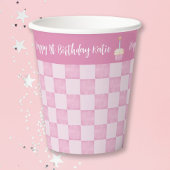 Gobelets En Papier 1er Anniversaire Cupcake tasse de papier