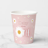 Gobelets En Papier 1er anniversaire de Daisy (Recto)
