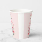 Gobelets En Papier 1er anniversaire de naissance Pink Castle Princess (Droite)