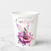 Gobelets En Papier 1er anniversaire inoubliable (Recto)