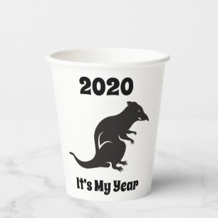 Gobelets En Papier 2020 Mon année du rat