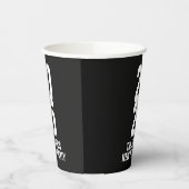 Gobelets En Papier 2025 blanc texte nouvel an événement personnalisé (Gauche)