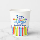 Gobelets En Papier 2025 Jardin d'enfants Graduation sur mesure École  (Verso)