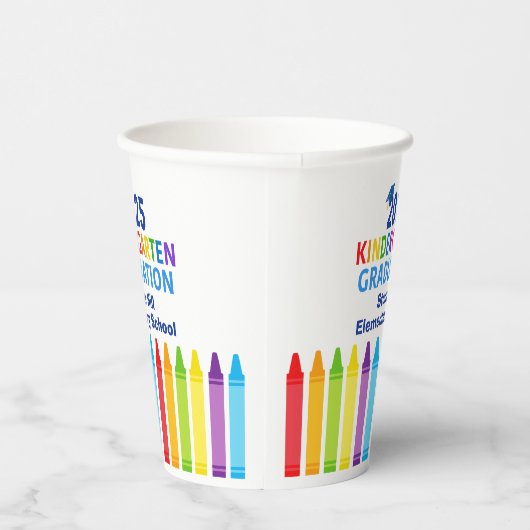 Gobelets En Papier 2025 Jardin d'enfants Graduation sur mesure École (Droite)