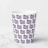Gobelets En Papier 2026 Graduation Purple and Black (Verso)