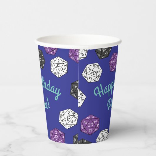 Gobelets En Papier 20 disques latéraux Document de parti Anniversaire (Droite)