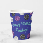 Gobelets En Papier 20 disques latéraux Document de parti Anniversaire (Recto)