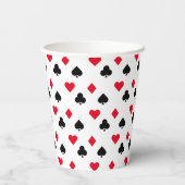 Gobelets En Papier 21e Anniversaire King of Spades Casino Poker Card (Verso)