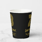 Gobelets En Papier 23e anniversaire : Art Déco Inspiré Look "23" & No (Gauche)