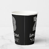 Gobelets En Papier 23e anniversaire — Art Déco Inspiré Look "23" + No (Droite)