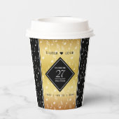 Gobelets En Papier 27e anniversaire du Mariage de musique (Verso)