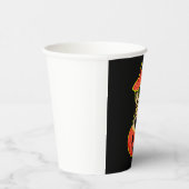 Gobelets En Papier 28 Berger Allemand En Citrouille Effrayant Chemise (Droite)