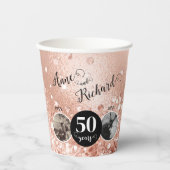 Gobelets En Papier 2 Photo Alors et Maintenant N'IMPORTE QUELLE ANNÉE (Recto)