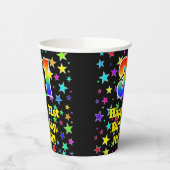Gobelets En Papier 31e anniversaire : Fun Stars Motif et Rainbow 31 (Gauche)