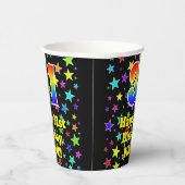 Gobelets En Papier 31e anniversaire : Fun Stars Motif et Rainbow 31 (Droite)