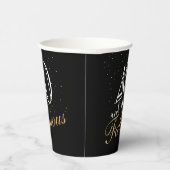 Gobelets En Papier 40 et fabuleux Elegant White Script Anniversaire (Droite)